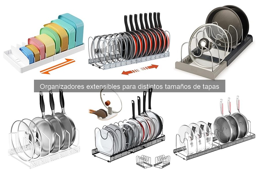 Ventajas de Usar Organizadores Extensibles para Tapas en la Cocina
