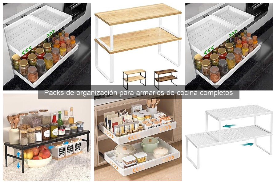 Ventajas de usar packs de organización en la cocina