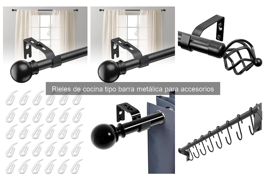 Ventajas de usar rieles de cocina para almacenamiento eficiente