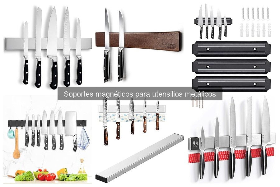 Ventajas de Usar Soportes Magnéticos para Utensilios Metálicos
