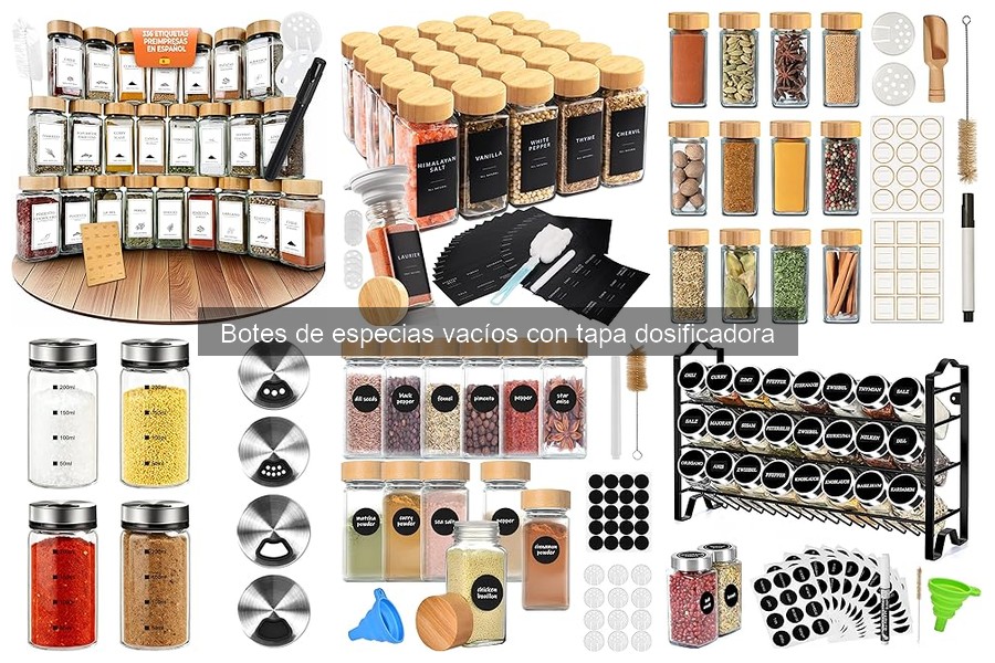 Ventajas y desventajas de los botes de especias vacíos