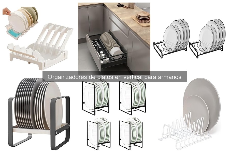 Ventajas y desventajas de organizadores de platos verticales