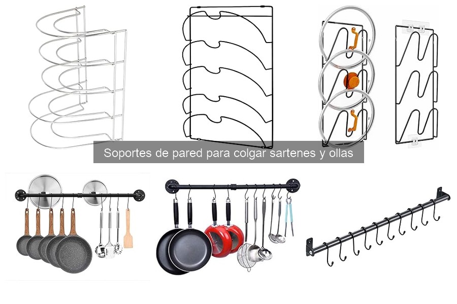 Ventajas y desventajas de soportes de pared para ollas y sartenes