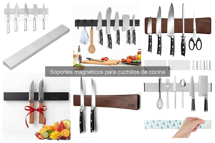 Ventajas y desventajas de soportes magnéticos para cuchillos